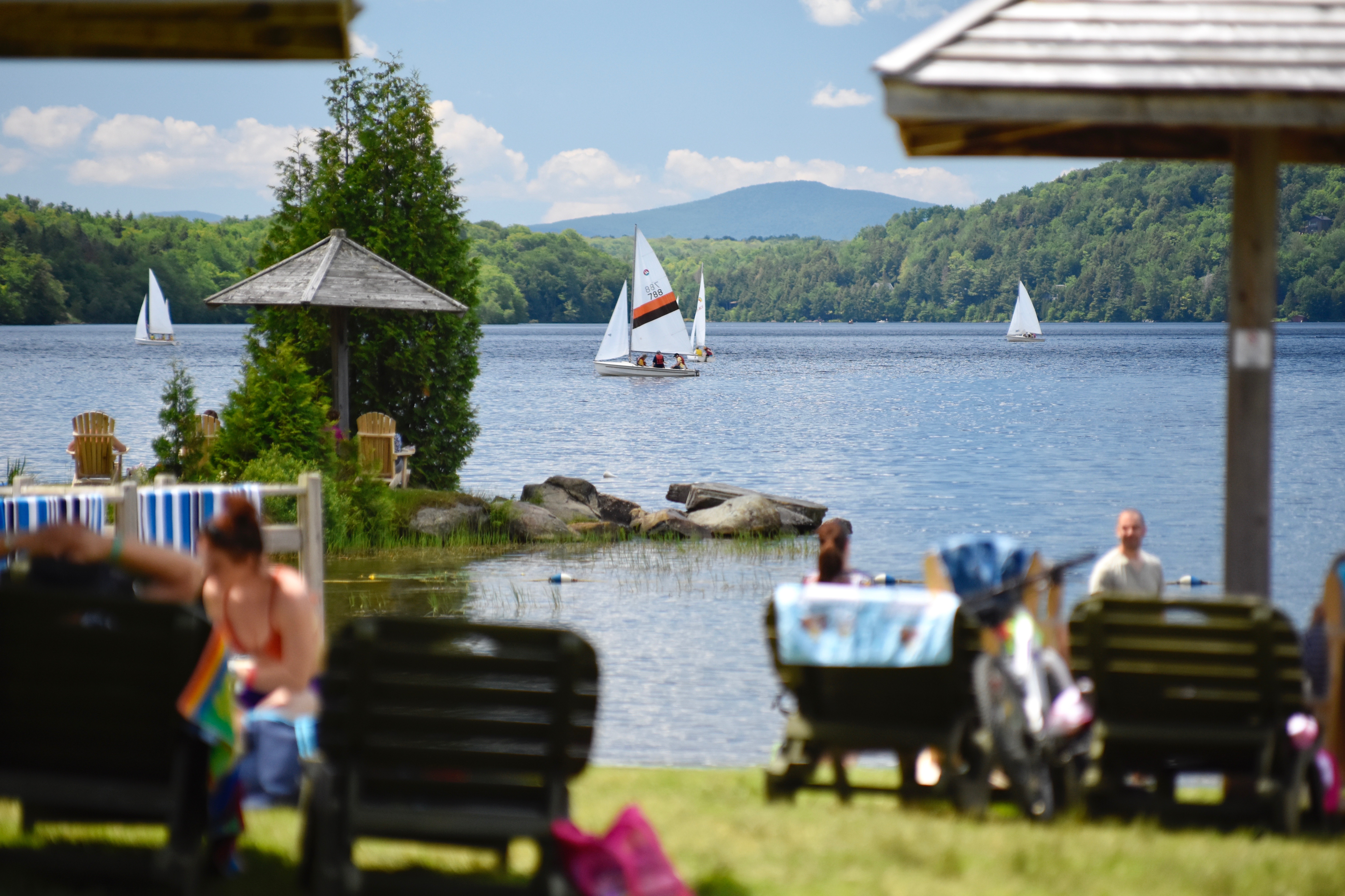 plage lac stukely